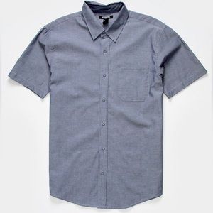 RSQ Mens Solid Chambray Button Up
Shirt size XL